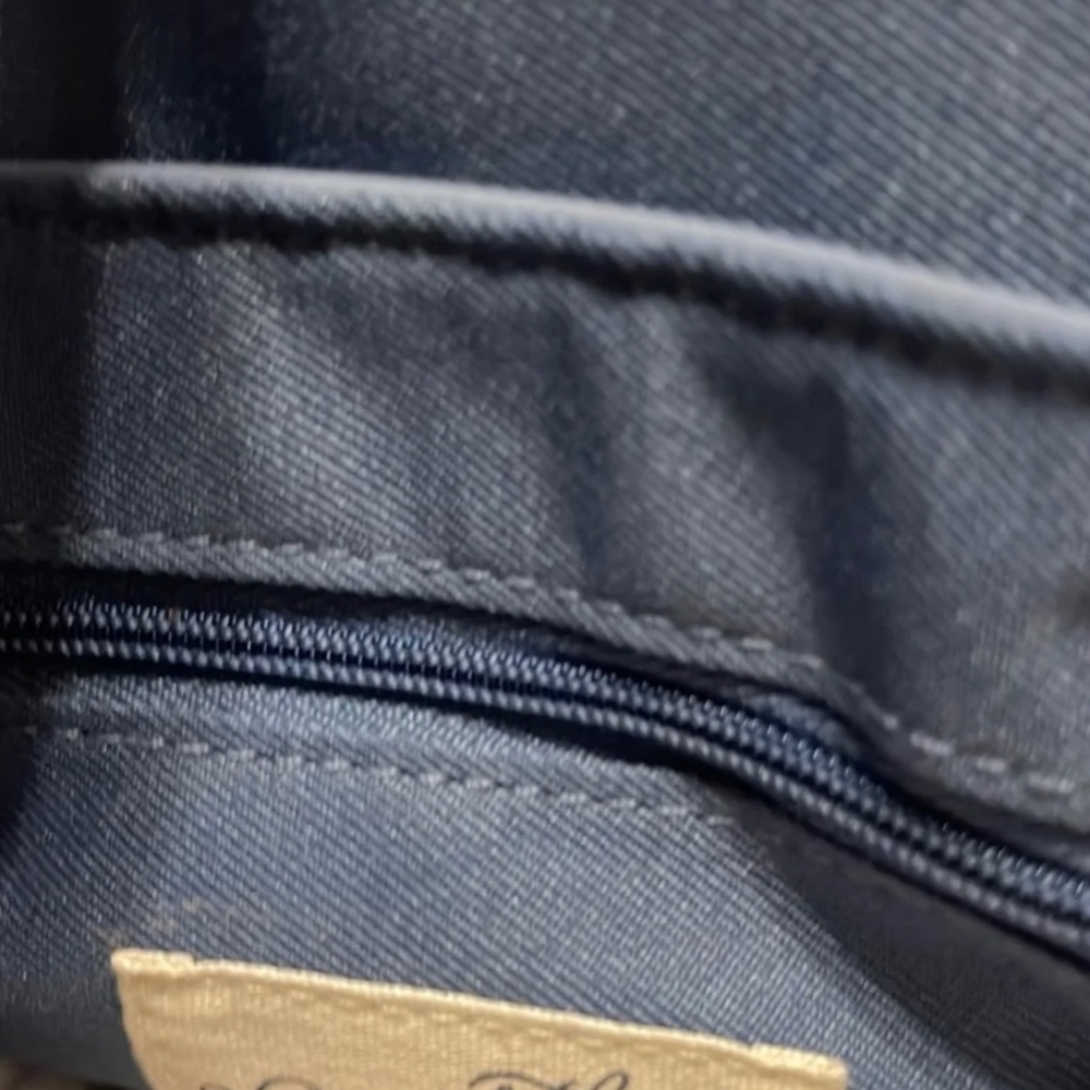 Universal Thread Woven Blue Gray Envelope Crossbo… - image 3